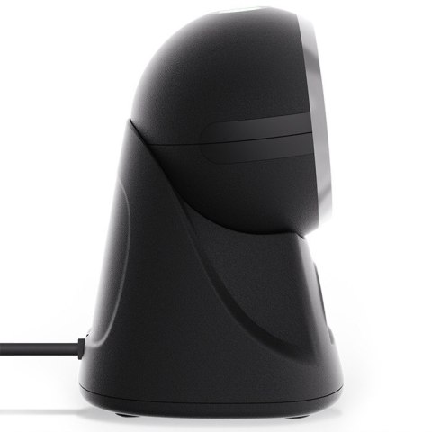 Qoltec Stacjonarny skaner czytnik kodów kreskowych i QR | 1D 2D | USB | Precyzyjny