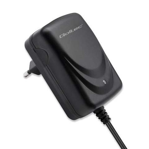 Qoltec Automatyczna ładowarka do akumulatora AGM GEL STD 6V | 1A | Prostownik z sygnalizatorem LED