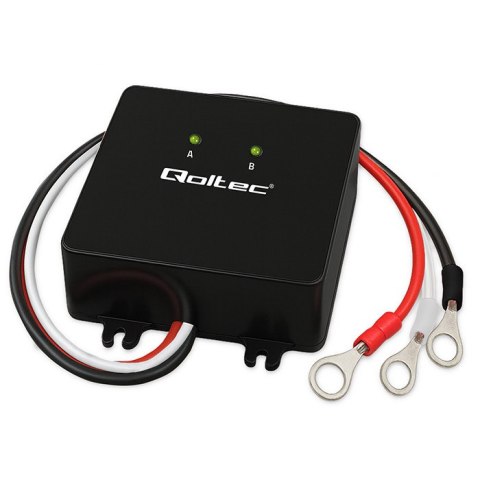 Qoltec Balanser napięcia 24V do akumulatorów 2 x 12V | 5A | LiFePO4 AGM GEL