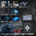 Qoltec Cyfrowy Tester diagnostyczny Interfejs ProLine | OBDII EOBD | Polskie MENU | 8V-25V | Dual system