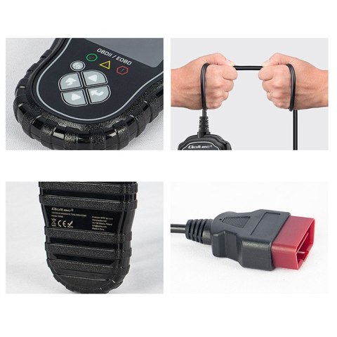 Qoltec Cyfrowy Tester diagnostyczny ProLine | OBD2 EOBD | Polskie MENU | 8V-25V | Dual System