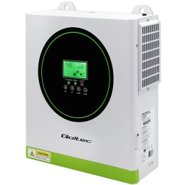 Qoltec Hybrydowy inwerter solarny Off-Grid 1500W | 100A | 12V | MPPT | Sinus | Opcja Wi-Fi | Power Factor 1.0