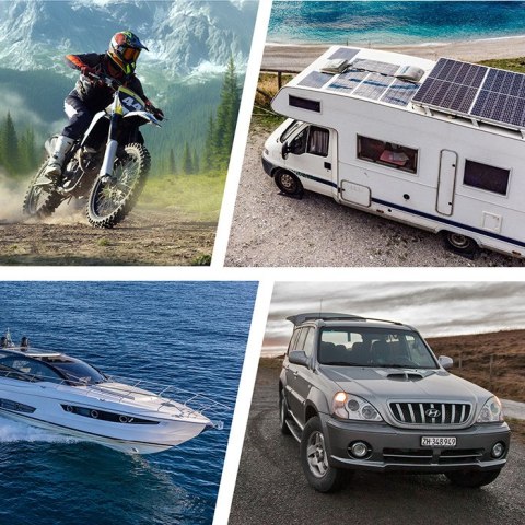 Qoltec Inteligentna mikroprocesorowa ładowarka 12A | 12V | 24V | Prostownik z funkcją naprawy do AGM GEL | LCD