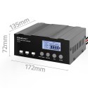 Qoltec Inteligentna mikroprocesorowa ładowarka 12A | 12V | 24V | Prostownik z funkcją naprawy do AGM GEL | LCD