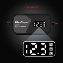 Qoltec Inteligentna mikroprocesorowa ładowarka 12V | 2A | Prostownik do akumulatora AGM GEL | LCD
