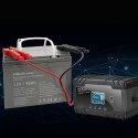 Qoltec Inteligentna mikroprocesorowa ładowarka 12V 8A | 24V 4A| Prostownik z funkcją naprawy do akumulatora AGM GEL | LCD