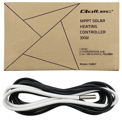 Qoltec Inwerter Przetwornica solarna do grzania wody ECO Solar Boost | MPPT | BYPASS | LCD | 3kW/4kW | Wi-fi