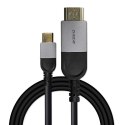 Qoltec Kabel Adapter USB-C na HDMI high speed 4K | 60Hz | 32AWG | 2m