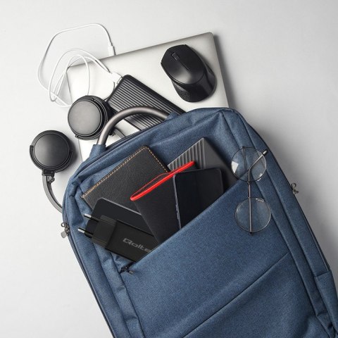 Qoltec Ładowarka sieciowa 65W GaN Super Fast | 5-20V | 3-3.25A | USB 3.1| Laptop | Smartfon | Tablet