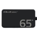 Qoltec Ładowarka sieciowa 65W GaN Super Fast SLIM | PD | 5-20V | 3.25A | USB-C 3.1 | Laptop | MacBook | Smartfon | + kabel