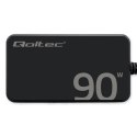 Qoltec Ładowarka sieciowa 90W GaN Super Fast SLIM | PD | 5-20V | 4.5A | USB-C 3.1 | Laptop | MacBook | Smartfon | + kabel
