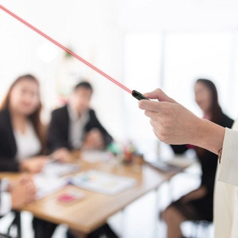 Qoltec Laserowy wskaźnik | Prezenter 4w1 | USB 3.0 | 2.4GHz | 30m