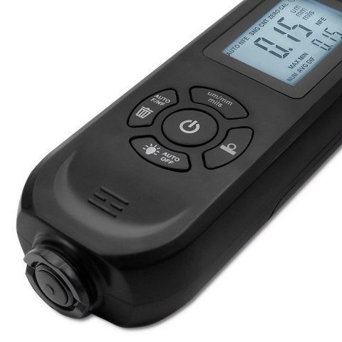 Qoltec Miernik grubości lakieru z podświetlanym bocznym wyświetlaczem LCD | 0 ~ 2000um