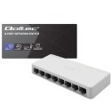 Qoltec SWITCH Przełącznik sieciowy 8 x port RJ45 | 1000Mbps | Fast Ethernet | LAN