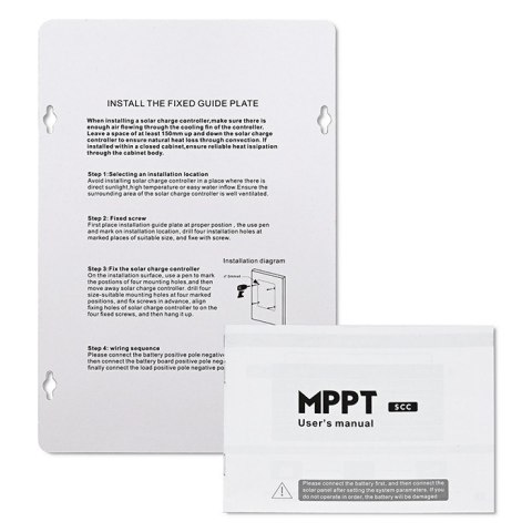 Qoltec Solarny regulator ładowania MPPT z czujnikiem temperatury 30A |12V / 24V | LCD | 2 x USB | Bluetooth | APP | GEL | LiFePO