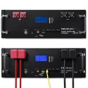 Qoltec Stabilny Magazyn energii LiFePO4 do RACK | 5.12kWh | 51.2V | 100Ah | BMS | LCD
