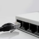 Qoltec Adapter zasilania PoE | LAN | RJ-45 | 5.5*2.1 mm