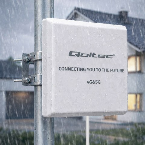 Qoltec Antena 4G 5G | 9dBi | kierunkowa | zewnętrzna | SMA | wodoodporna | 3m