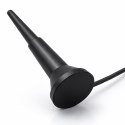 Qoltec Antena 4G LTE z podstawą magnetyczną | 5dBi | dookólna | wewnętrzna | 600-2700 MHz | SMA | 3m