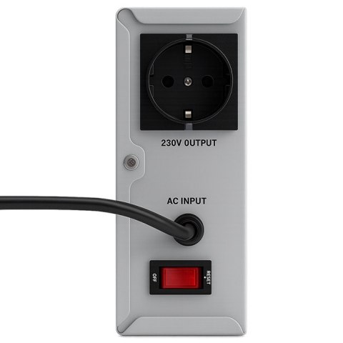 Qoltec Automatyczny Stabilizator napięcia AVR 1000VA | Compact | Toroidalny transformator