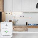 Qoltec Certyfikowany Czujnik wycieku gazu ziemnego i tlenku węgla (czadu) | detektor CH4 CO | żywotność sensora 5 lat | alarm 8