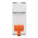 Qoltec Elektroniczny programator czasowy TIMER na szynę DIN z wbudowaną baterią | Haromonogram 7 dni | 16 programów