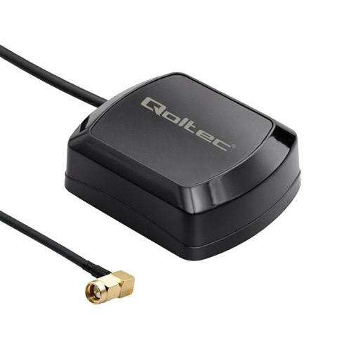 Qoltec Mobilna Antena GPS GLONASS z podstawą magnetyczną | dookólna | 28dBi | 50W | SMA RA