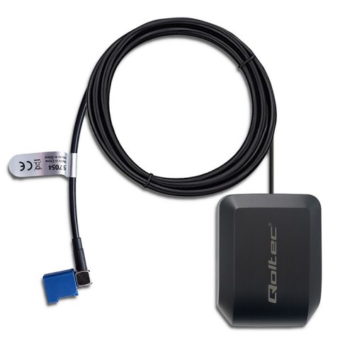 Qoltec Mobilna Antena GPS z podstawą magnetyczną | dookólna | 28dBi | 50W | FAKRA