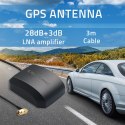 Qoltec Mobilna Antena GPS z podstawą magnetyczną | dookólna | 28dBi | 50W | SMA RA