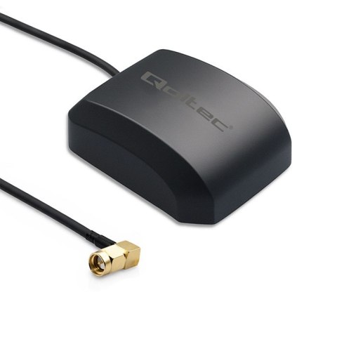 Qoltec Mobilna Antena GPS z podstawą magnetyczną | dookólna | 28dBi | 50W | SMA RA