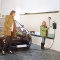 Qoltec Mobilna ładowarka do samochodu elektrycznego EV z regulacją 2w1 Typ2 | 11kW | 3 Fazy | LCD | Przenośna | Wallbox | 5m