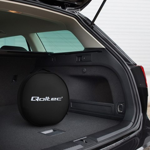 Qoltec Mobilna ładowarka do samochodu elektrycznego EV z regulacją 2w1 Typ2 | 3.5kW | 230V | LCD | LED | 5m