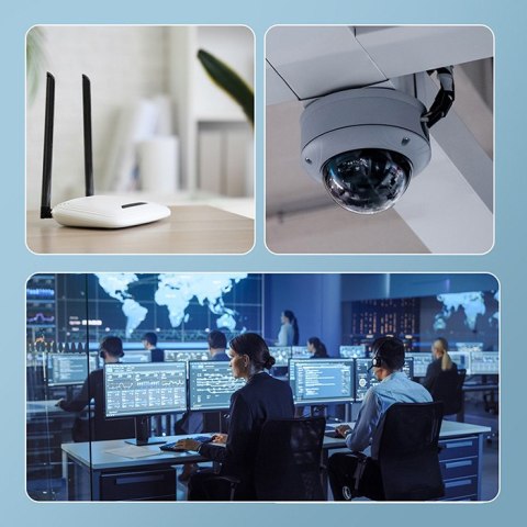 Qoltec Przełącznik sieciowy SWITCH FAST Ethernet PoE 8x RJ45 PoE 2x RJ45 Uplink 1x SFP | 120W | 1000 Mb