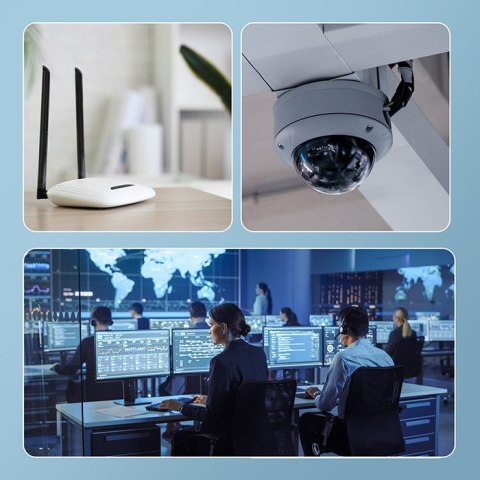 Qoltec Przełącznik sieciowy SWITCH Gigabit Ethernet PoE | 16x RJ45 | 2x RJ45 Uplink | 2x SFP | 1000Mb/s