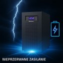 Qoltec Zasilacz awaryjny UPS 3 - fazowy | 15kVA | 12KW | LCD | EPO | SNMP | USB | On-line | High frequency