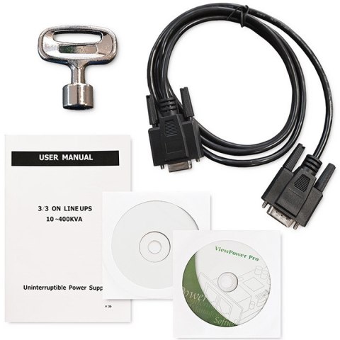 Qoltec Zasilacz awaryjny UPS 3 - fazowy | 20kVA | 16KW | LCD | EPO | SNMP | USB | On-line | Low frequency