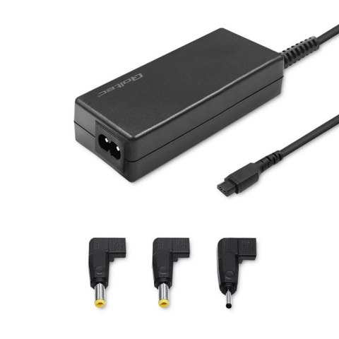 Qoltec Zasilacz specjalizowany do Acer 65W | SmartPlug | 3 wtyczki | +kabel zasilający