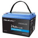 Qoltec Akumulator LiFePO4 Litowo-Żelazowo-Fosforanowy | 12.8V | 24Ah | 307.2Wh | BMS