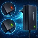 Qoltec Automatyczna ładowarka do akumulatora AGM GEL STD | Prostownik 12V | 2A | 24W | 5.5x2.1 | Kabel 1.8m