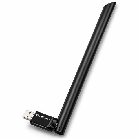Qoltec Bezprzewodowy adapter Wi-Fi USB z anteną | standard N