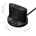 Qoltec Inteligentny czytnik chipowych kart ID SCR-0632 | USB 2.0 + Adapter USB-C