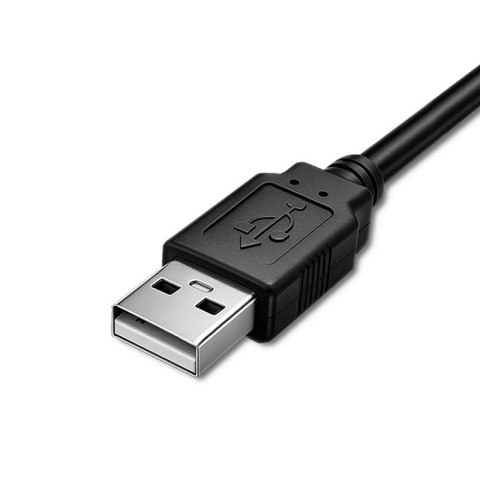 Qoltec Inteligentny czytnik chipowych kart ID SCR-0634 | USB 2.0 + Adapter USB-C