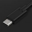 Qoltec Kabel USB 3.1 typ C męski | USB 3.1 typ C męski | 3m | Czarny