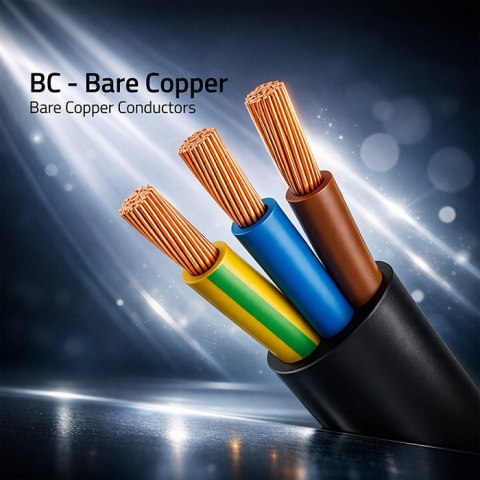 Qoltec Kabel zasilający IEC C13 | C14 | 3x1.00mm² | Czysta miedź Cu | 1m
