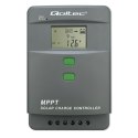 Qoltec Solarny regulator ładowania MPPT z czujnikiem temperatury 50A |12V / 24V | LCD | Bluetooth | APP | GEL | LiFePO4