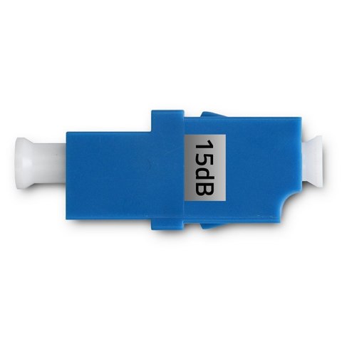 Qoltec Tłumik światłowodowy LC/UPC (F) - LC/UPC (F) | Singlemode | 15dB