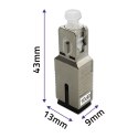 Qoltec Tłumik światłowodowy SC/UPC (F) - SC/UPC (M) | Singlemode | 10dB