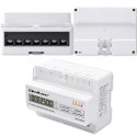 Qoltec Trójfazowy elektroniczny licznik | miernik zużycia energii na szynę DIN | 400V | 100A | LCD | LED | 7P