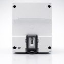 Qoltec Trójfazowy elektroniczny licznik z resetem | miernik zużycia energii na szynę DIN | 400V | 100A | LCD | LED | 4P