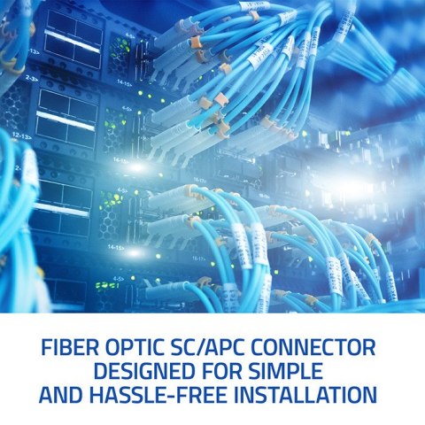 Qoltec Złącza światłowodowe SC/APC | Singlemode | 3.0mm